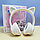Беспроводные наушники HeadSet Cat с кошачьими ушками и котиком в иллюминаторе / Bluetooth наушники с RGB, фото 4