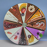 Подставка для торта / Поворотный стол для кондитера на стеклянном крутящемся диске, 35 см., Plateau tournant, фото 6