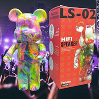 Беспроводная креативная Bluetooth колонка BEARBRICK LS-02 (Bluetooth колонка, FM-радио, USB, микрофон) Модель