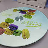 Подставка для торта / Поворотный стол для кондитера на стеклянном крутящемся диске, 25 см., Plateau tournant, фото 2