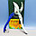Секатор - сучкорез садовый с пружинным механизмом My Garden 21 см. / Стальные лезвия, прорезиненная рукоятка,, фото 2
