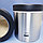 Контейнер для сыпучих продуктов Фаворит металлический Bahaz 2.8 л. / Банка с прозрачной крышкой Металлик, фото 10