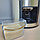 Диспенсер для круп с дозатором Bahaz 10 л. / Органайзер с мерным контейнером металлического цвета, фото 4