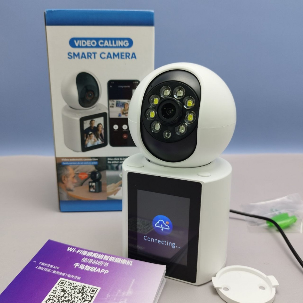 Умная IP-Камера Wi-Fi 2.4.G Video Calling Smart Camera 3мп, (день/ночь, датчик движения, PTZ, видеоняня с - фото 5 - id-p224307034