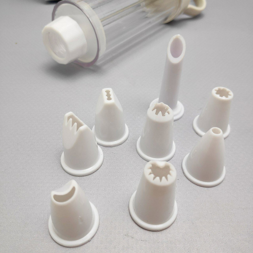 Шприц кондитерский CupCake Injector, 8 насадок для крема - фото 8 - id-p224307035