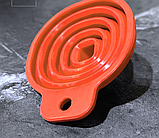 Воронка силиконовая складная диаметр 10.50 см., фото 4