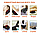Массажная подушка 16 роликов с ИК-подогревом Elektronisk Massage Pude (шея, спина, суставы, ступни), фото 4