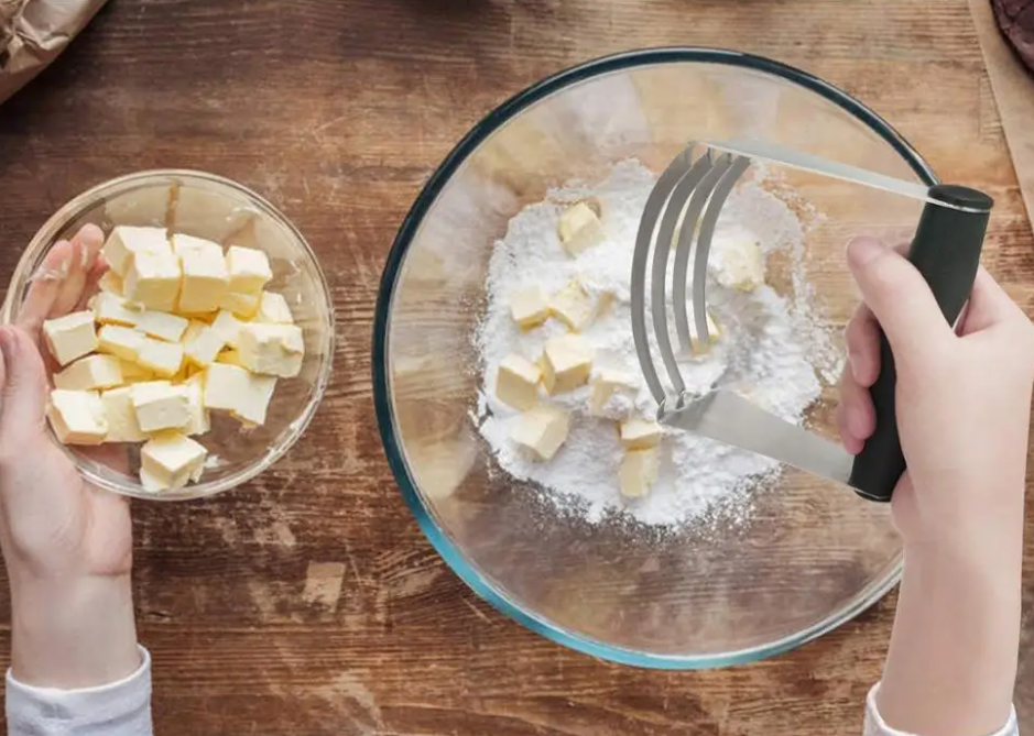 Резак измельчитель для песочного теста Dough Blender / Ручной механический измельчитель из нержавеющей стали - фото 10 - id-p224306092