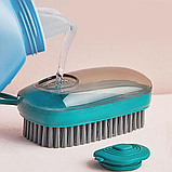 Многофункциональная хозяйственная щетка с дозатором для моющего средства Hydraulic cleaning Brush, фото 5