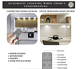 Набор портативных светодиодных светильников с пультом ДУ LED Light with Remote Control (3 шт.), фото 4