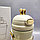 Термокружка Зайка с ушками 400 мл. / Термостакан из нержавеющей стали с чехлом, ремешком и трубочкой Черный, фото 8
