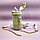 Термокружка Зайка с ушками 400 мл. / Термостакан из нержавеющей стали с чехлом, ремешком и трубочкой Розовый, фото 4