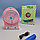 Мини вентилятор Portable Mini Fan (3 скорости обдува, подсветка) Розовый, фото 4
