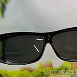 Антибликовые очки, солнцезащитные очки для водителей HD Vision Wrap Arounds 2 пары ( защита от яркого света и, фото 7