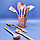 Набор кухонных принадлежностей с подставкой и деревянной ручкой 12 предметов Utensils Set / Подарочный, фото 3