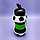 Бутылка складная силиконовая спортивная Silicon Bottle Sport, 550 мл. с карабином и поильником Теннис, фото 7
