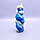 Бутылка складная силиконовая спортивная Silicon Bottle, 500 ml Синий камуфляж, фото 2