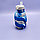 Бутылка складная силиконовая спортивная Silicon Bottle, 500 ml Синий камуфляж, фото 8