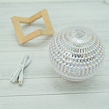 Увлажнитель (аромадиффузор) воздуха Хрустальный шар Crystall Ball Humidifier SX-E346 с функцией ночника 350 ml, фото 8