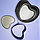 Разъемные формы для выпечки Сердце 6 шт. / Набор форм с тефлоновым покрытием и зажимами, фото 5