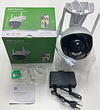 Уличная камера видео наблюдения Wi FI IP Smart Camera, 4 MP, 4 х-ZOOM (датчик движения, режимы день/ночь,, фото 10