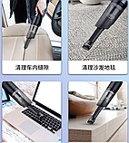 Портативный вакуумный пылесос Portable Vacuum Cleaner USB A8 (три насадки) Белый, фото 8