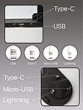 Многофункциональная зарядная ДОК-станция Multifunction charging stand 6 в 1 iPhone/Android/Micro USB, фото 5