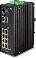 Коммутатор PLANET IGS-10020PT IP30 L2+ SNMP Manageable 8-Port Gigabit POE(Af) Switch + 2-Port Gigabit SFP