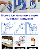 Многоразовый шприц (таблеткодаватель) Feeding Kit для домашних животных (2 насадки для жидких и твердых, фото 3