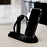 Многофункциональная зарядная ДОК-станция Multifunction charging stand 6 в 1 iPhone/Android/Micro USB, фото 3