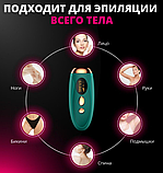 Фотоэпилятор для удаления волос IPL Hair Removal Device 999999 импульсов Мятный, фото 3