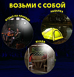 Кемпинговый подвесной фонарь Solar emergency charging lamp USB и солнечные батареи (5 режимов работы), фото 5