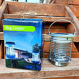 Антимоскитный уличный светильник-ловушка для комаров Bug Zapper JSD-003 на солнечных батареях или USB (режим, фото 3