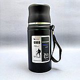 Термос вакуумный 600 мл. Vacuum Cup из нержавеющей стали, чашка, клапан, фото 2