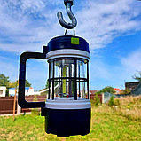 Кемпинговый фонарь-лампа Camping lantern F 910B (зарядка USB и солнечные батареи, 5 режимов работы, функция, фото 4