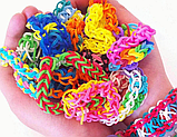 Набор для плетения резиночек с крючками / 6000 резиночек, 6 металлических крючков / Плетение браслетов,, фото 4