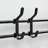 Напольная вешалка для обуви и одежды с полками и крючками New Simple floor Clothes Rack 5 ярусов 175х60х28 см., фото 9