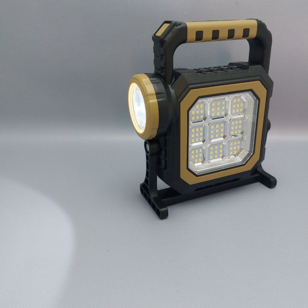 Многофункциональный портативный кемпинговый фонарь Solar multi- light source charging lamp (73 светодиода, - фото 8 - id-p224306385