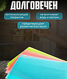 Коврик для холодильника, полок, ящиков 6 шт. / Набор силиконовых противоскользящих ковриков 45х30 см. Розовый, фото 6