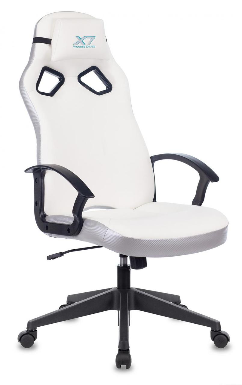 Кресло игровое A4Tech X7 GG-1000W белый искусственная кожа крестовина пластик - фото 1 - id-p224308794
