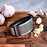 Пресс для чеснока, чеснокодавилка Garlic Press Розовая, фото 8