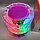 ПортативнаяBluetoothколонкаWireless Speaker S-18 с функциейTWS (музыка, FM-радио, подсветка) Фуксия, фото 6