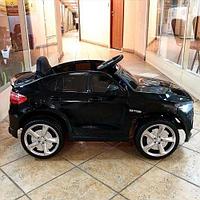 Детский электромобиль Electric Toys BMW X6M LUX 4Х4 арт. FT968P (чёрный автокраска) полноприводной