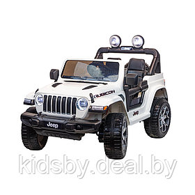 Детский электромобиль Electric Toys Jeep LUX 4Х4 арт. FT938 (белый) полноприводной