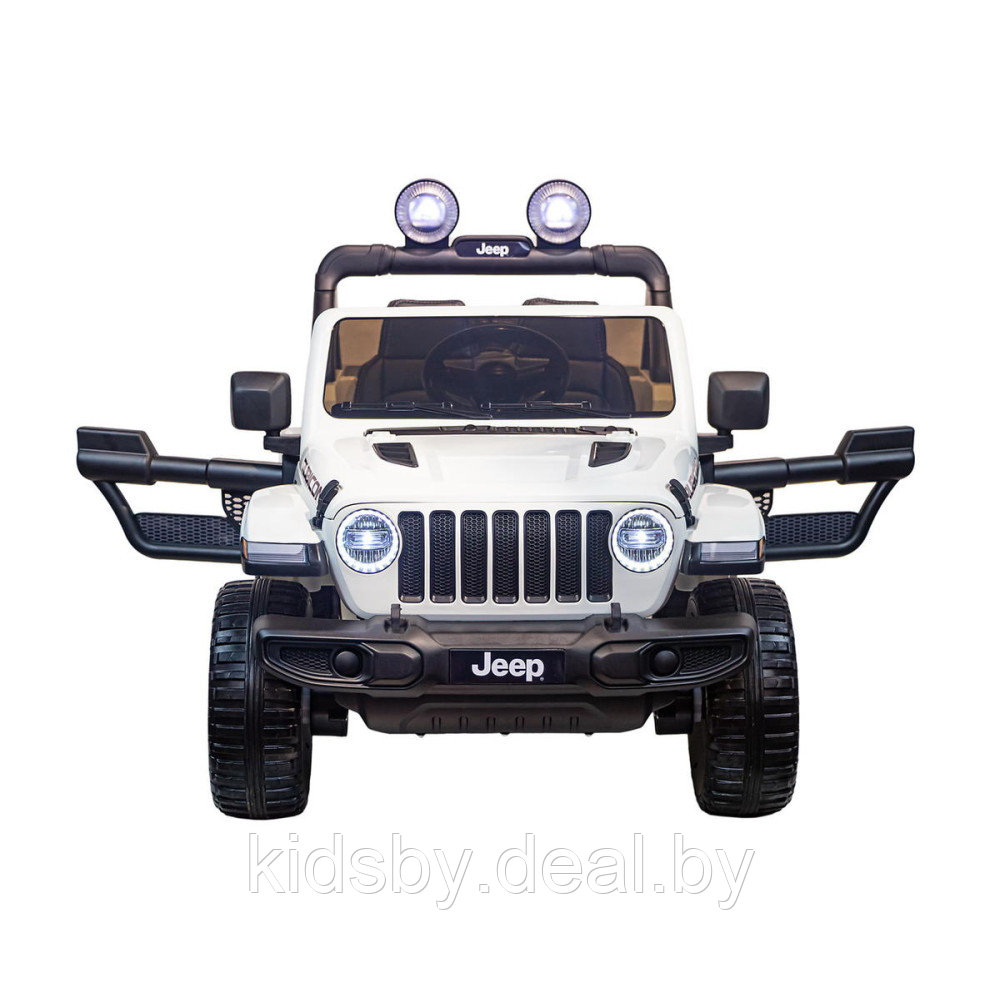 Детский электромобиль Electric Toys Jeep LUX 4Х4 арт. FT938 (белый) полноприводной - фото 2 - id-p224310144