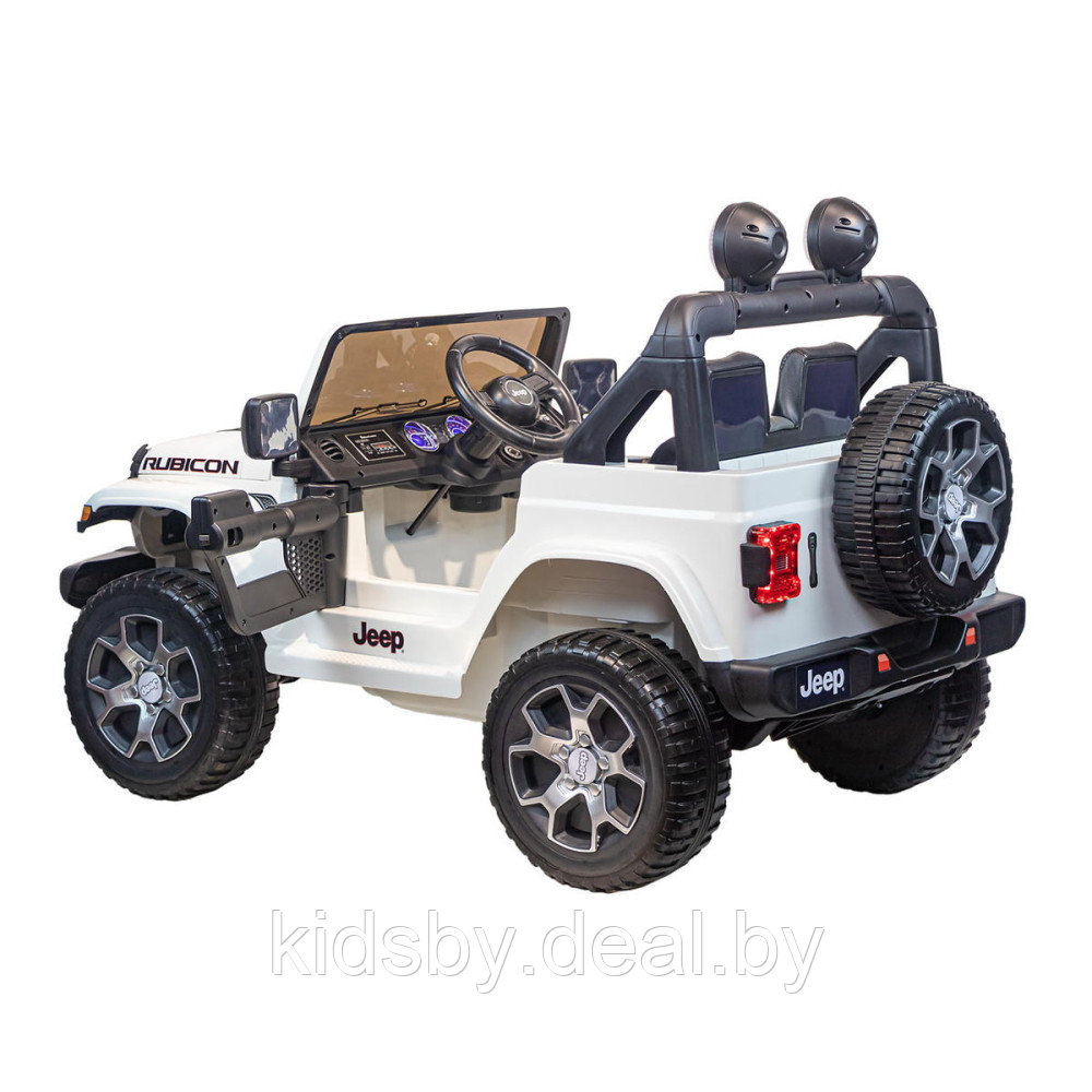 Детский электромобиль Electric Toys Jeep LUX 4Х4 арт. FT938 (белый) полноприводной - фото 3 - id-p224310144