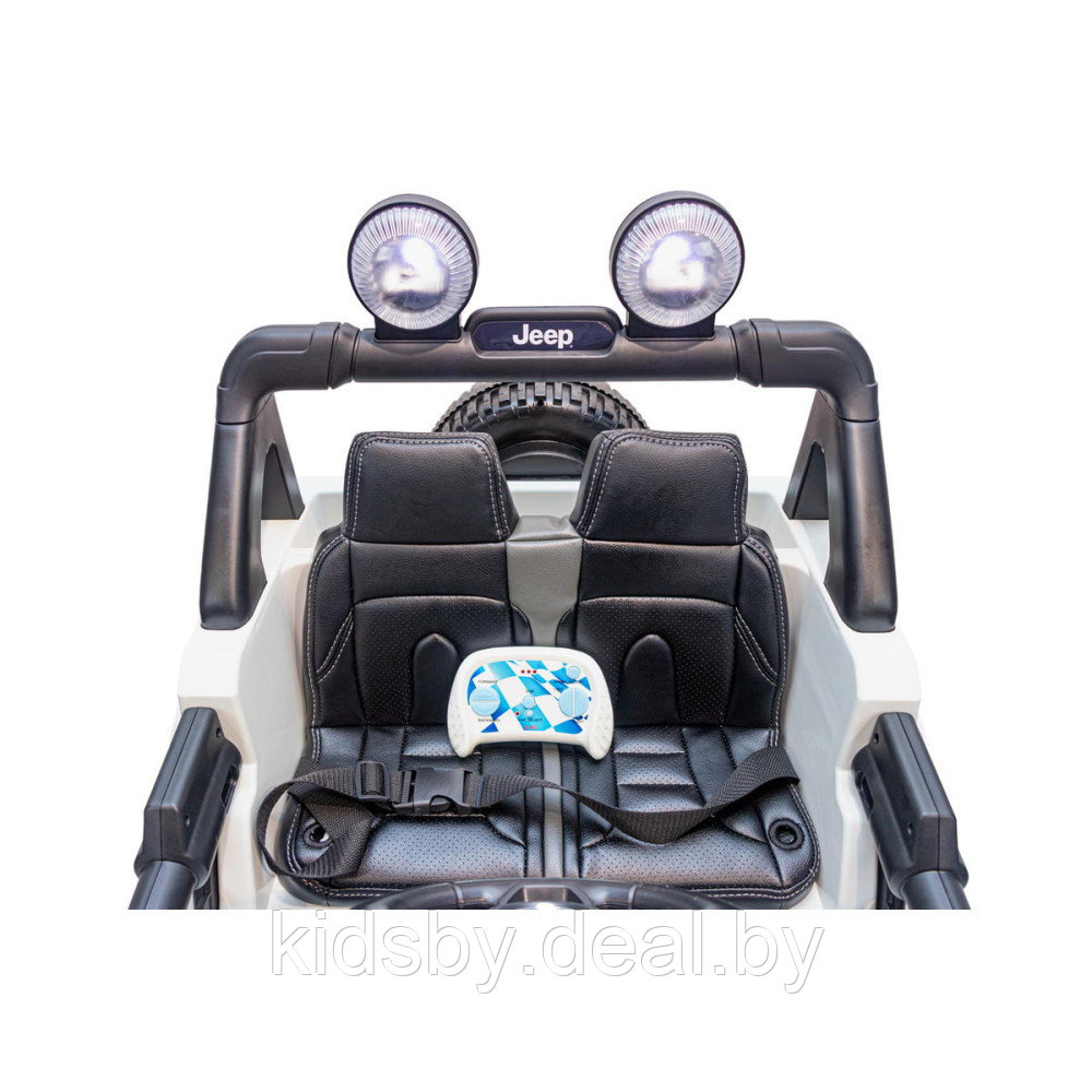 Детский электромобиль Electric Toys Jeep LUX 4Х4 арт. FT938 (белый) полноприводной - фото 4 - id-p224310144