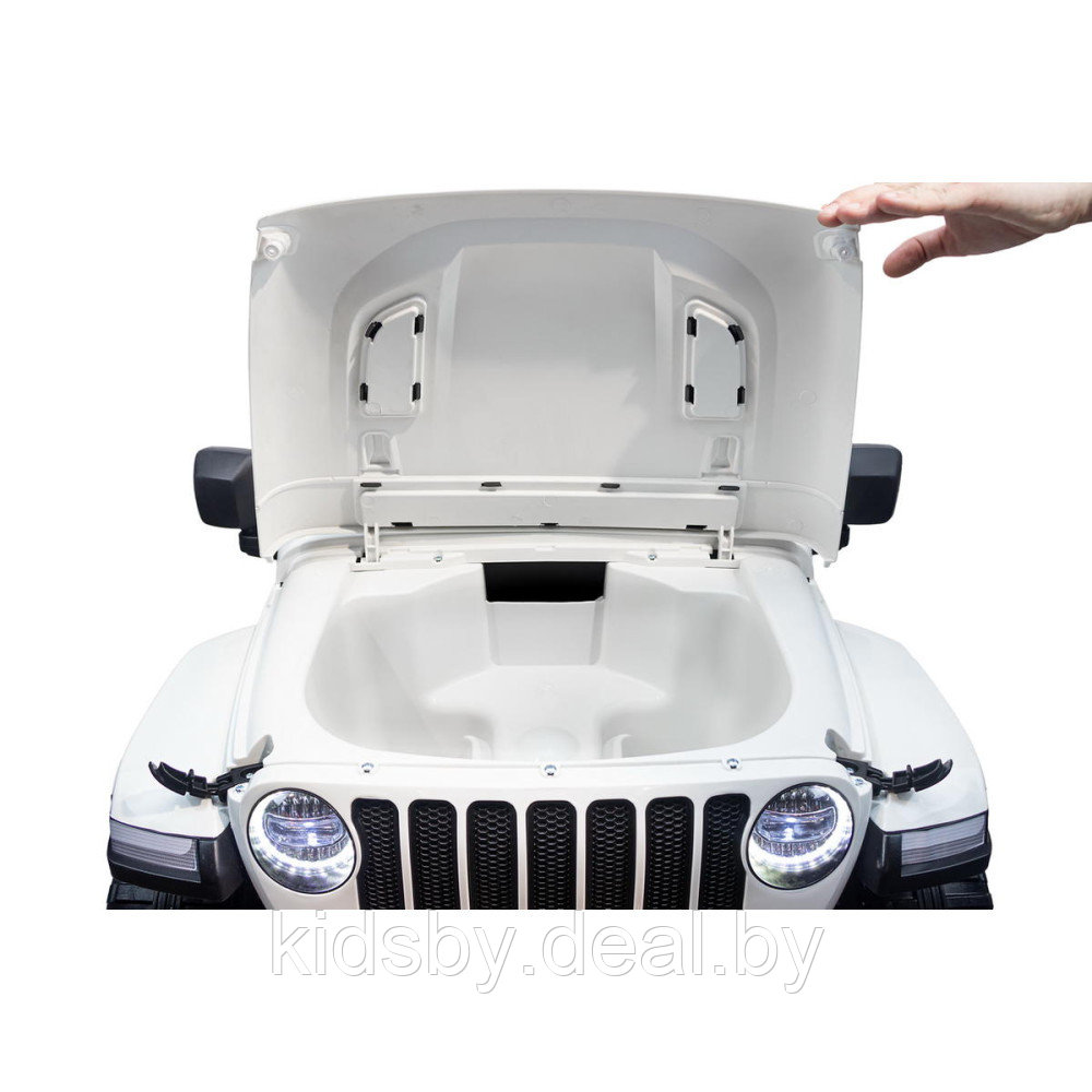 Детский электромобиль Electric Toys Jeep LUX 4Х4 арт. FT938 (белый) полноприводной - фото 5 - id-p224310144