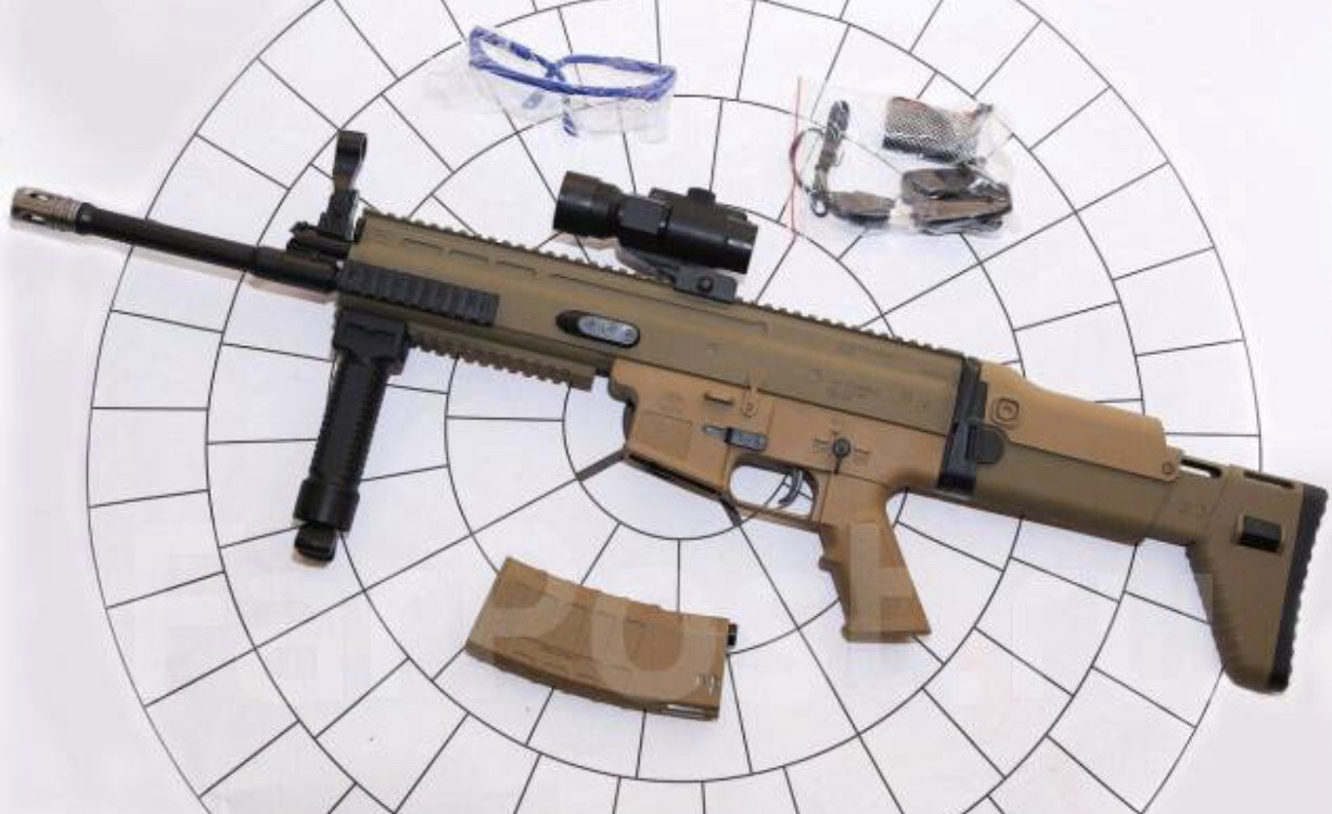 Игровая штурмовая винтовка FN SCAR - на шариках Орбиз (Orbeez) премиум качество - фото 2 - id-p224311002