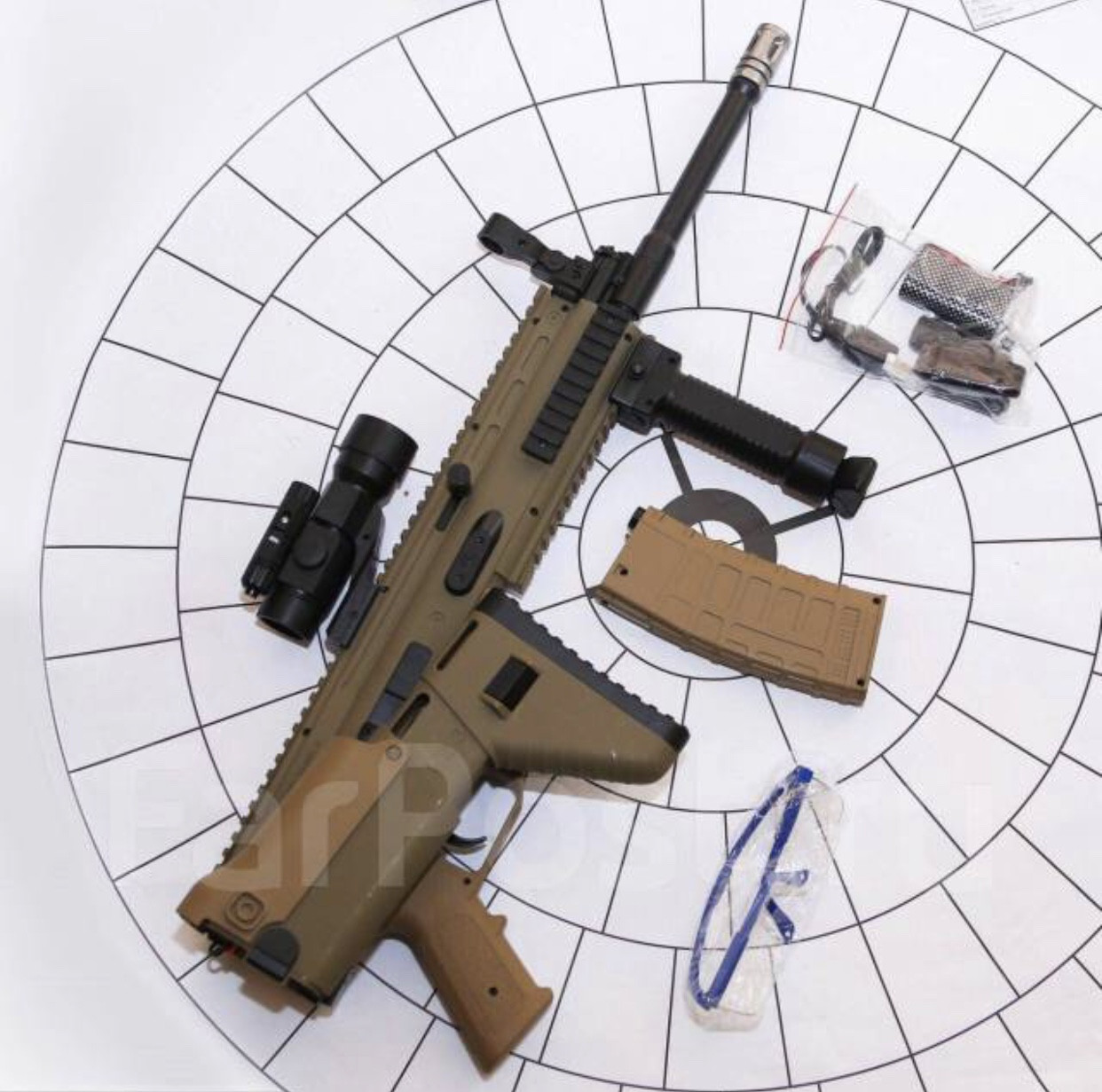 Игровая штурмовая винтовка FN SCAR - на шариках Орбиз (Orbeez) премиум качество - фото 3 - id-p224311002